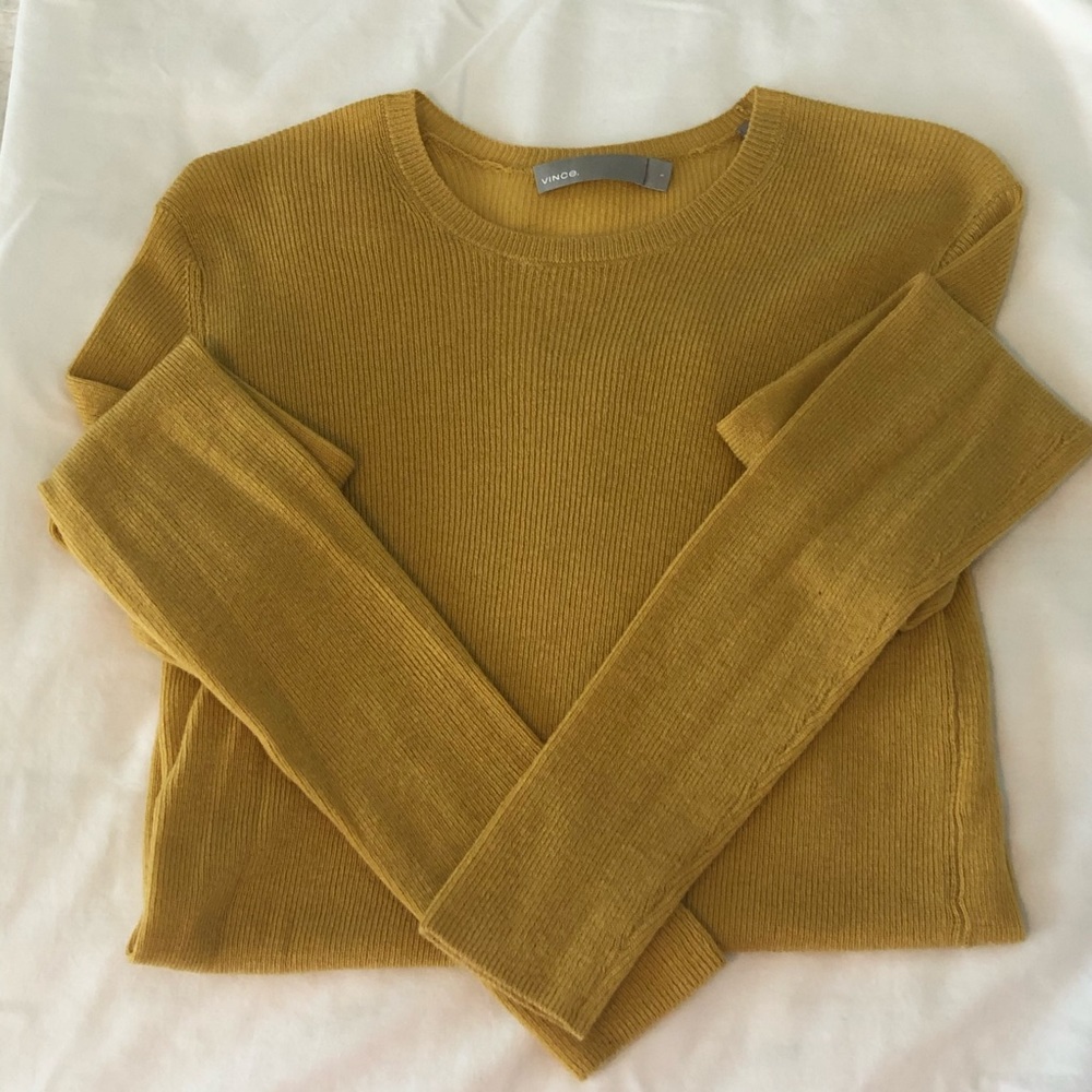 Vince cashmere blend crew neck sweater, sz Sm